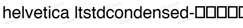 helvetica ltstdcondensed字体转换